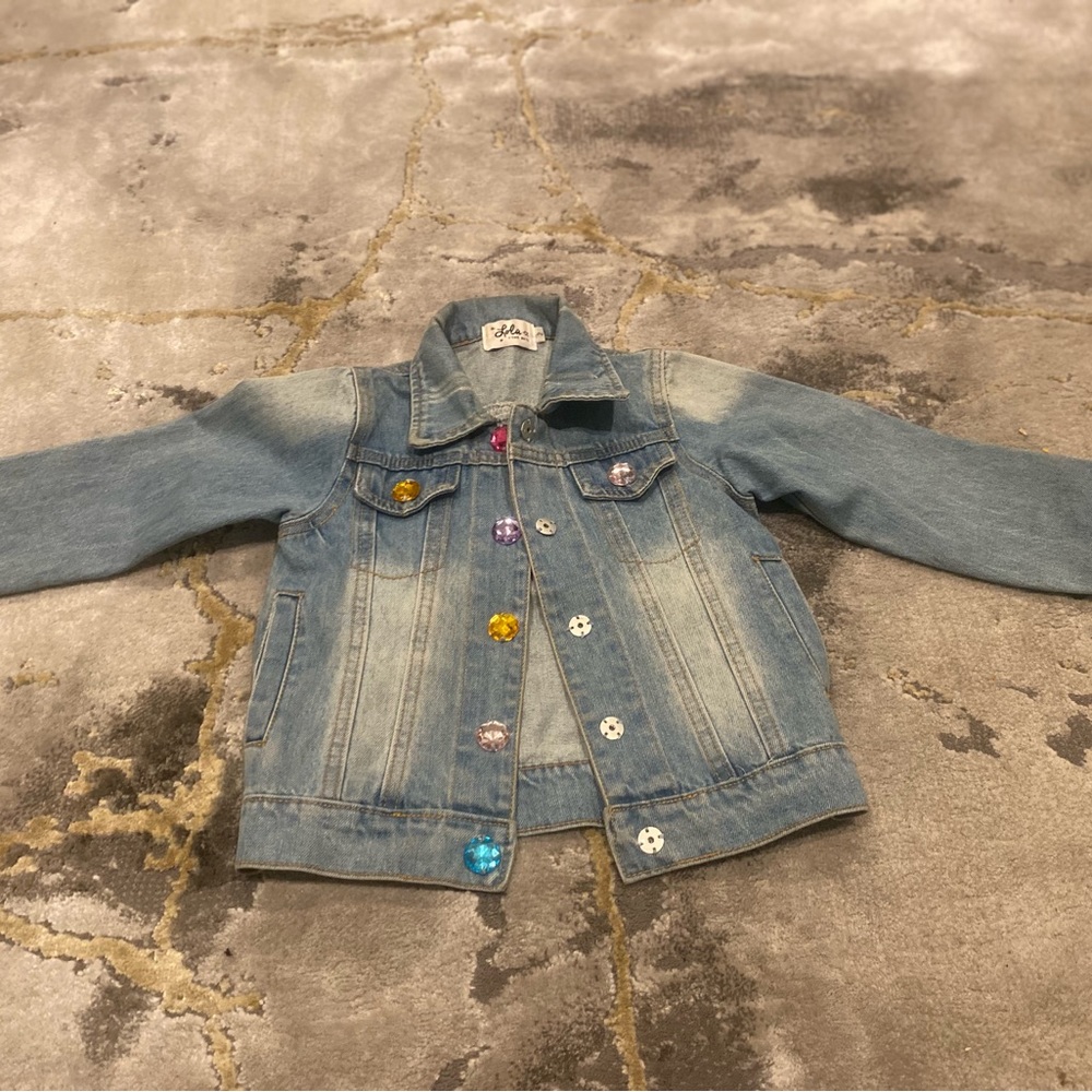 Rainbow Jean Jacket.